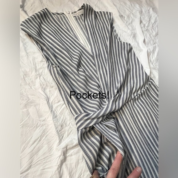 Elodie Striped Sleeveless Romper Jumpsuit Size Small - Picture 3 of 16